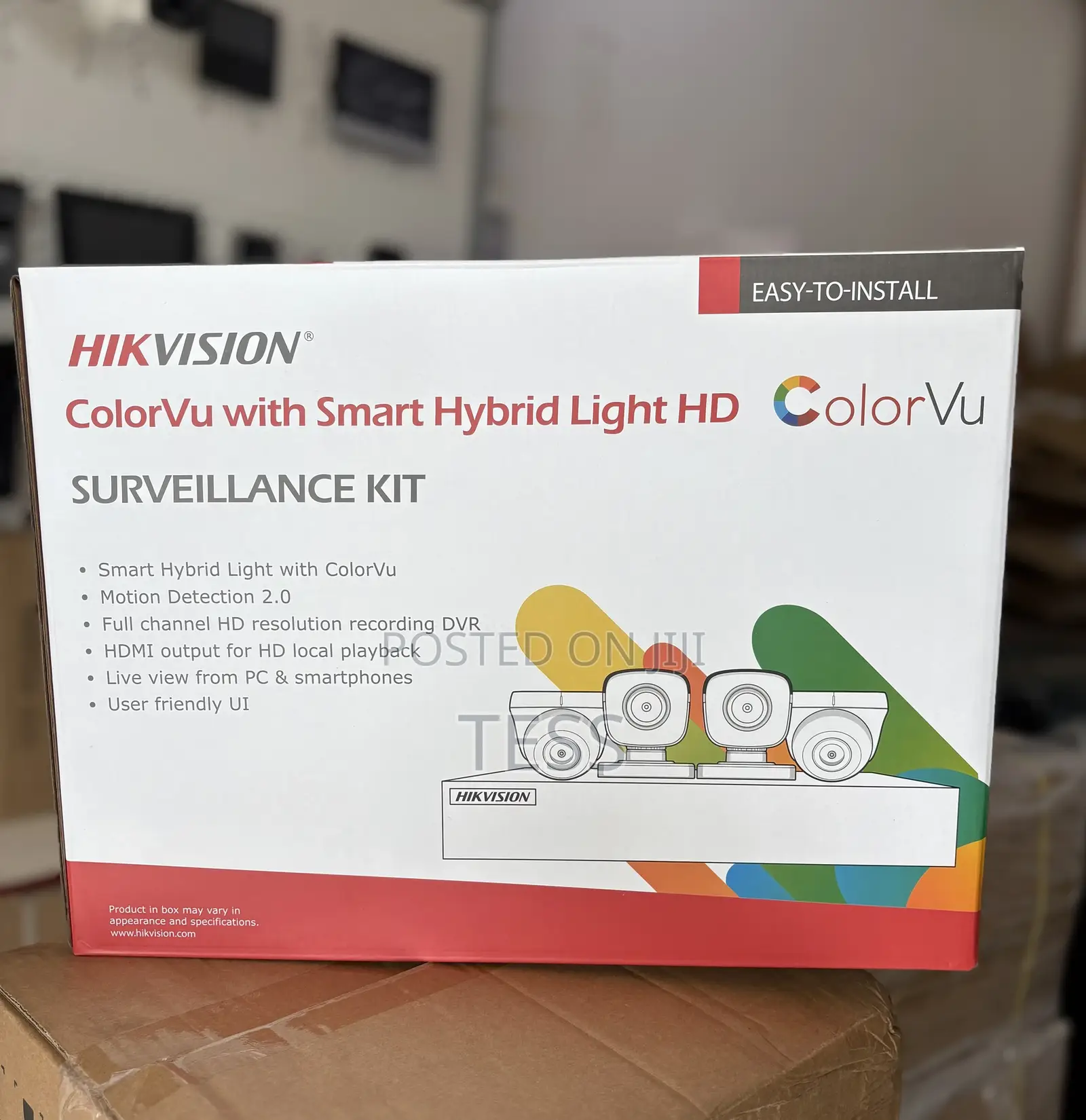 Hikvision 4ch Kit Full Color Vu With Audio No Audio
