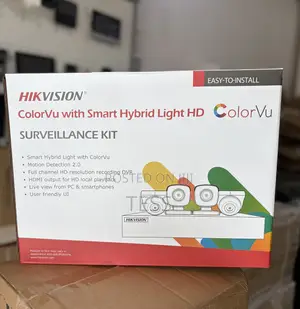 Hikvision 4ch Kit Full Color Vu With Audio No Audio