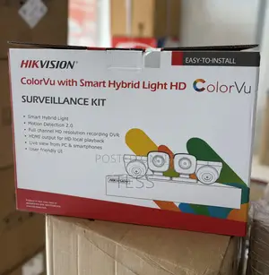 Hikvision 4ch Kit Full Color Vu With Audio No Audio