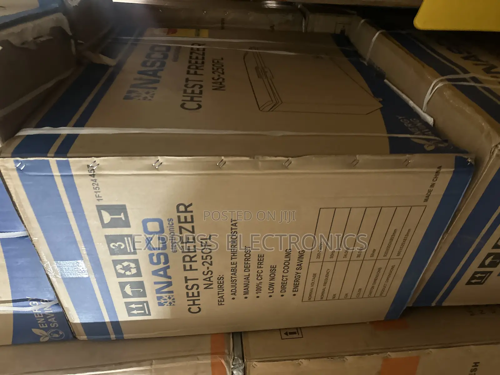 Deep Freezer 200l Nasco Nas -250fl Chest Freezer