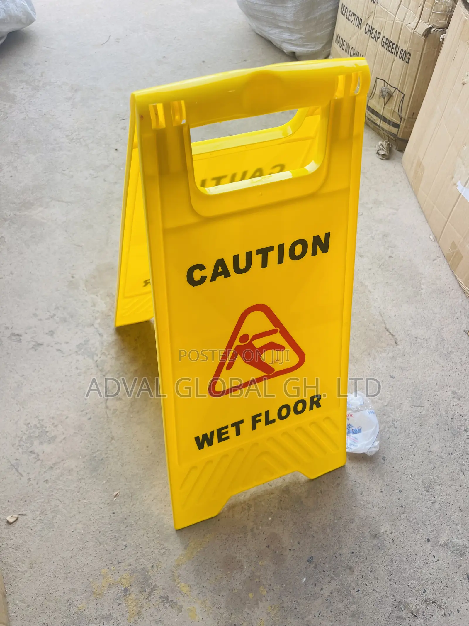 Cleaning Caution Sign