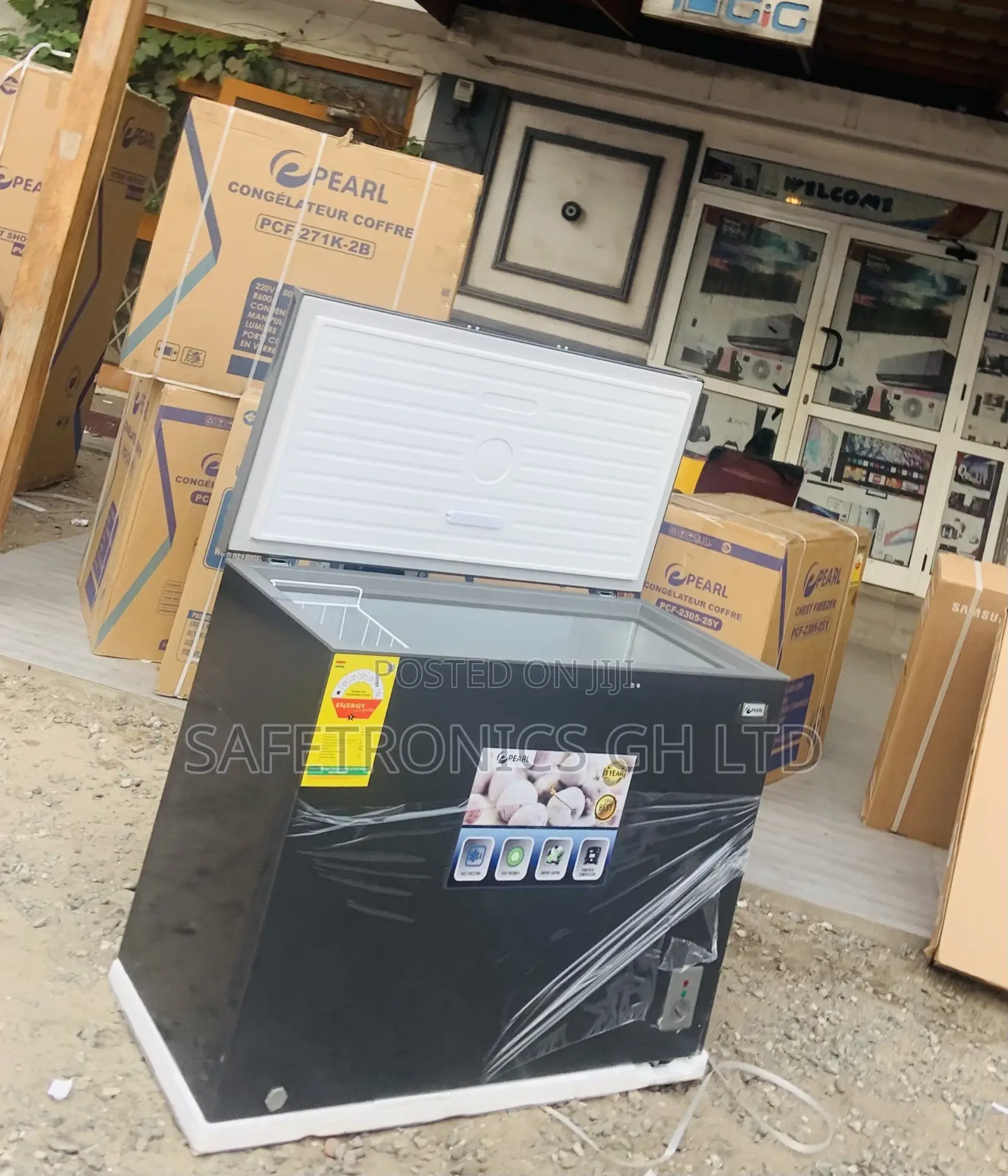Trusted Singledoor Pearl 250 Liters Grey Frosty Freezer