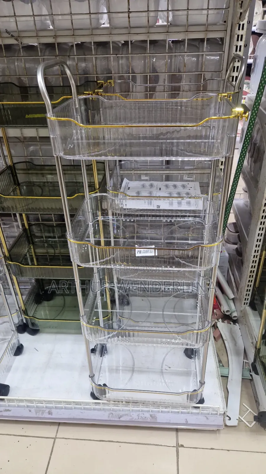 Plastic Storage Rack 4 Spaces or Column