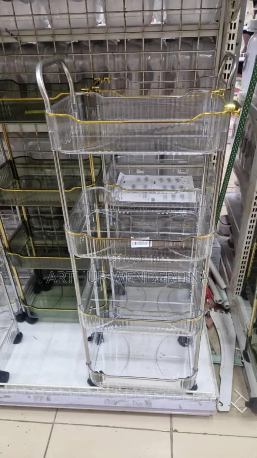 Plastic Storage Rack 4 Spaces or Column
