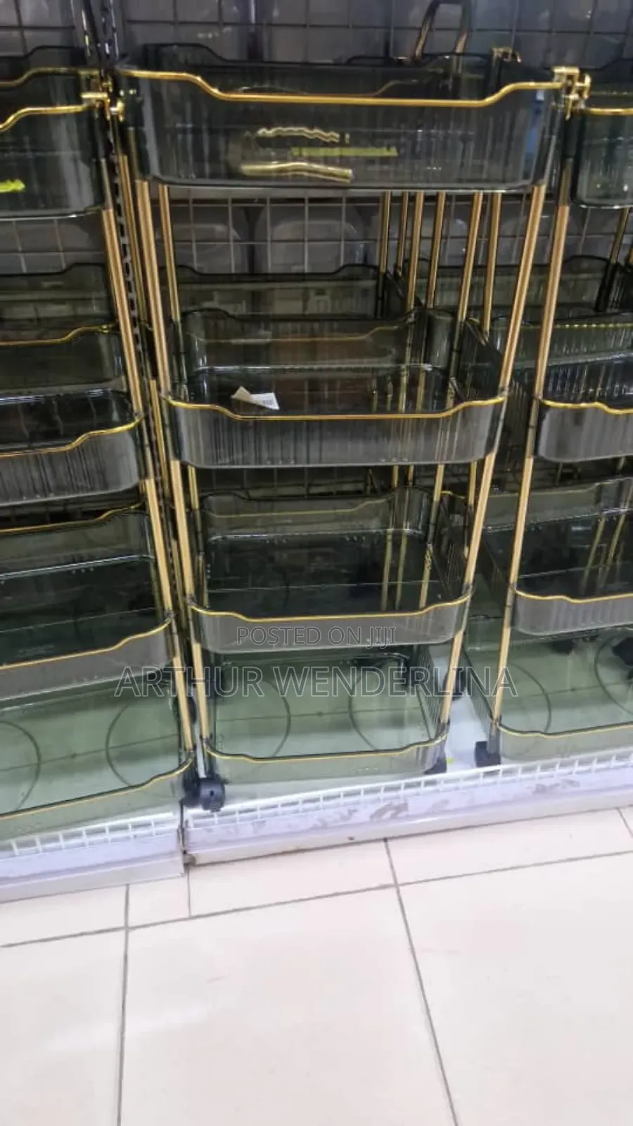 Plastic Storage Rack 4 Spaces or Column