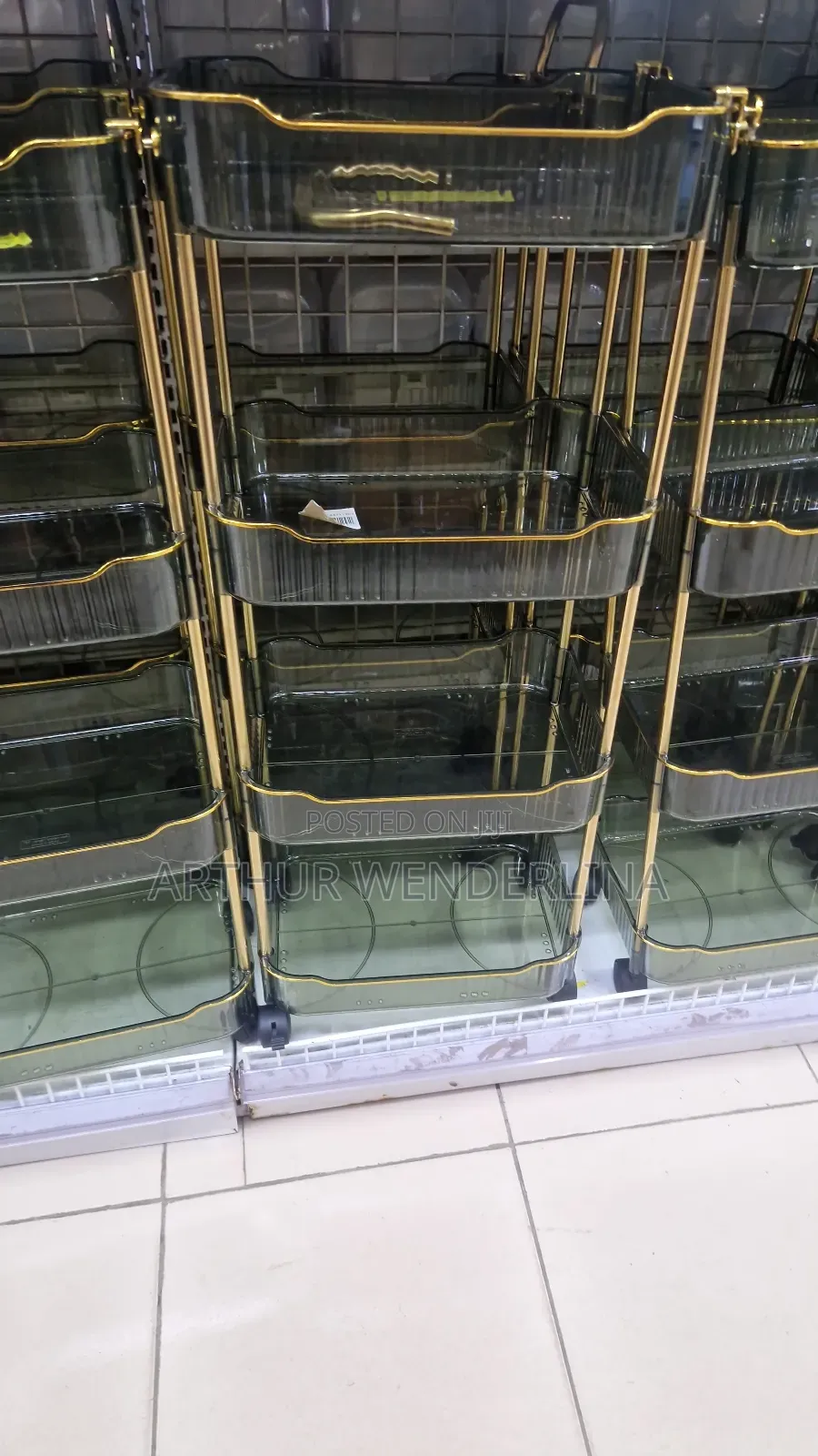 Plastic Storage Rack 4 Spaces or Column