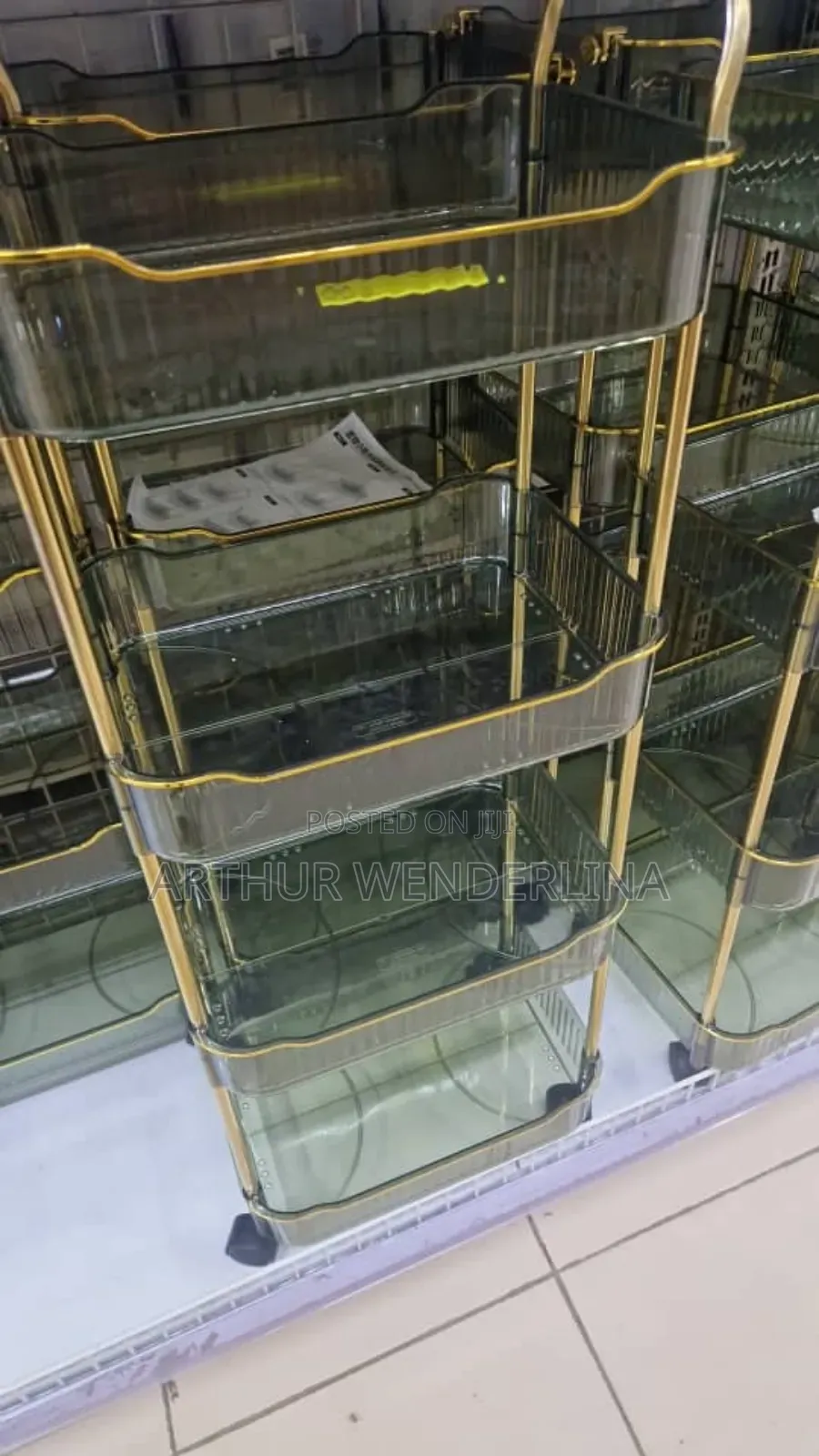 Plastic Storage Rack 4 Spaces or Column