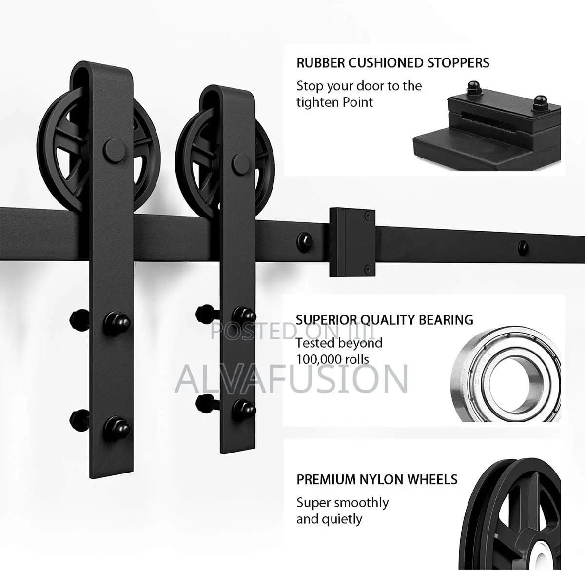 Sliding Rail Barn Door Accessory