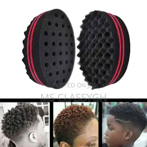 Magic Twist Hair Brush Sponge for Natural Afro Wave