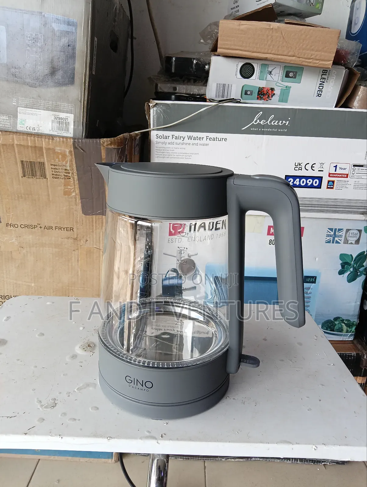 Gino Glass Kettle - Uk