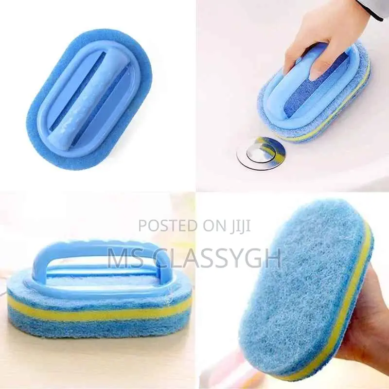 Sponge Ceramic Brush Kitchen Bathroom Toilet Cleaning Sponge