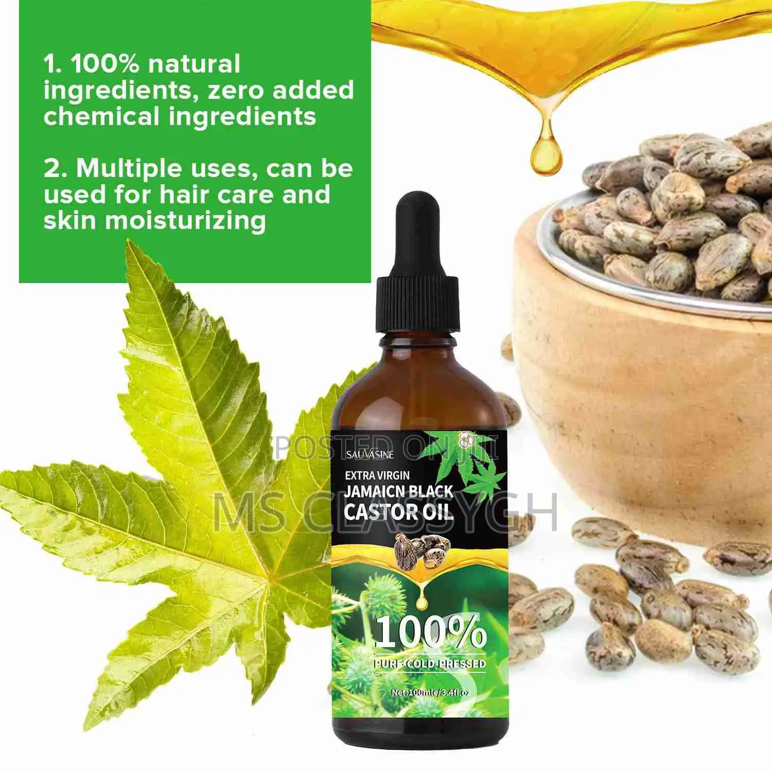 Jamaican Black Castor Oil, Stimulates Hair Growth