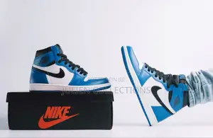 Jordan Retro 1 Blue White and Black