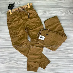 Quality Khaki Side Pocket Trousers Available