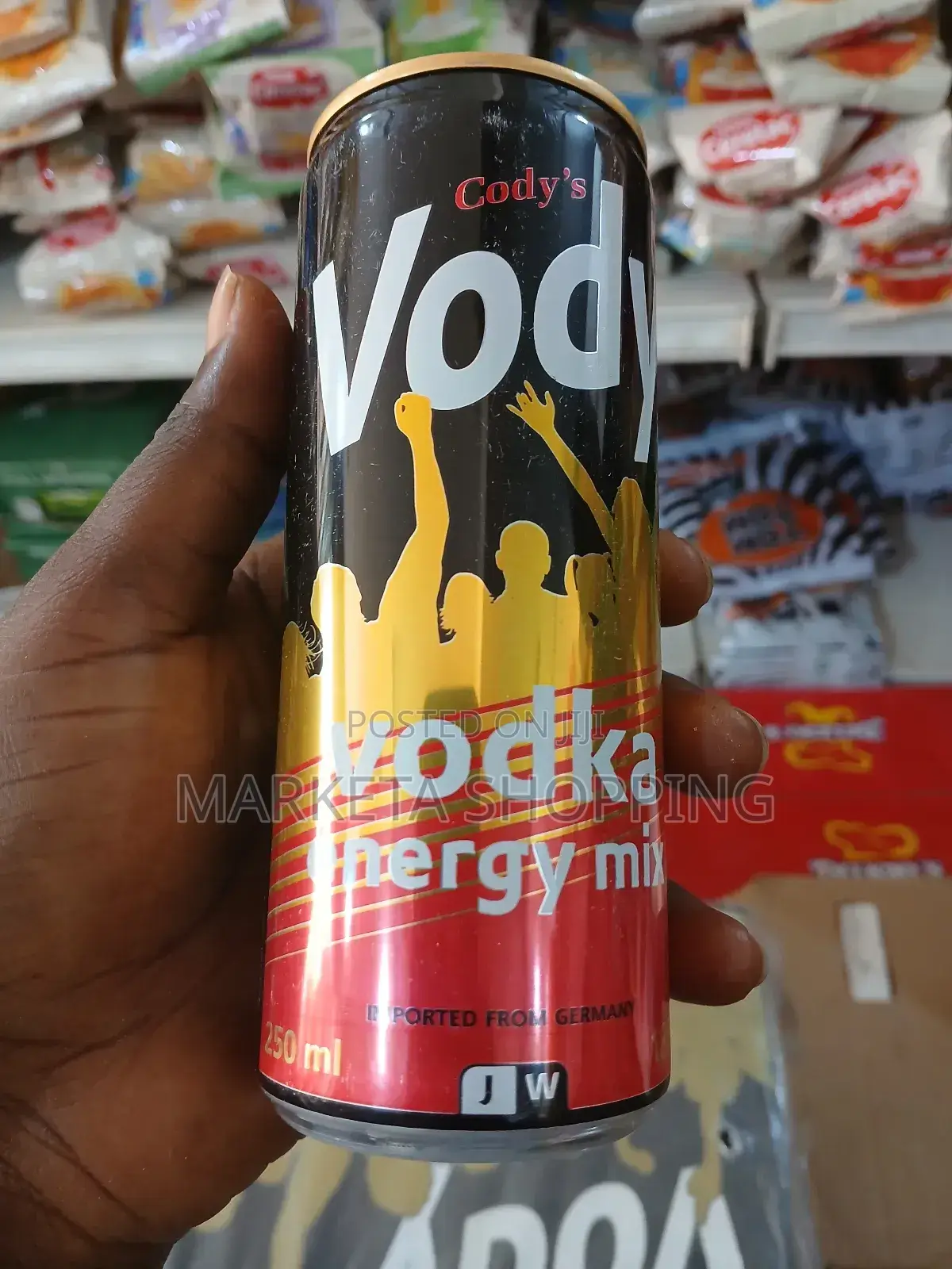 Vody Vodka Energy Mix 250mlx24