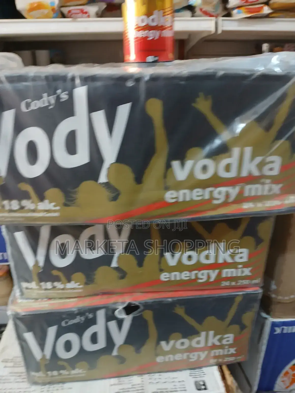 Vody Vodka Energy Mix 250mlx24