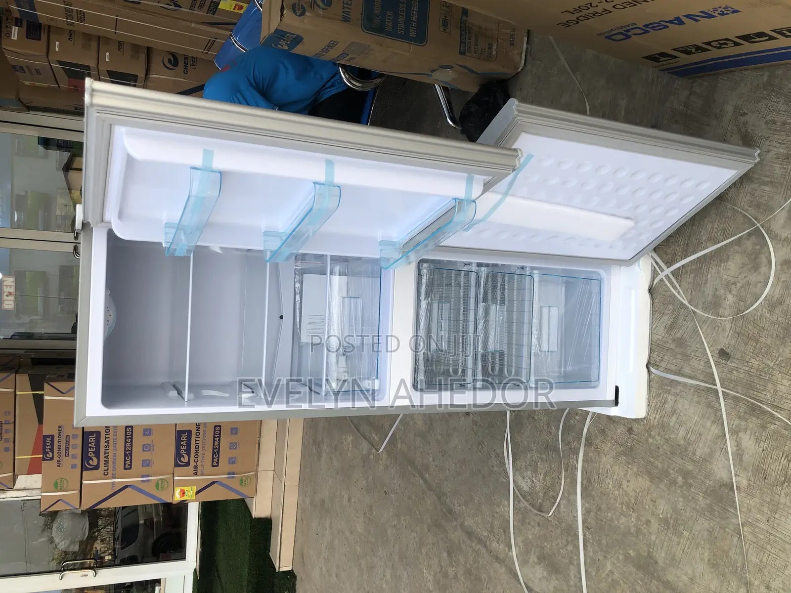 Very Specious Nasco Double Door Fridge 158 Liters Available