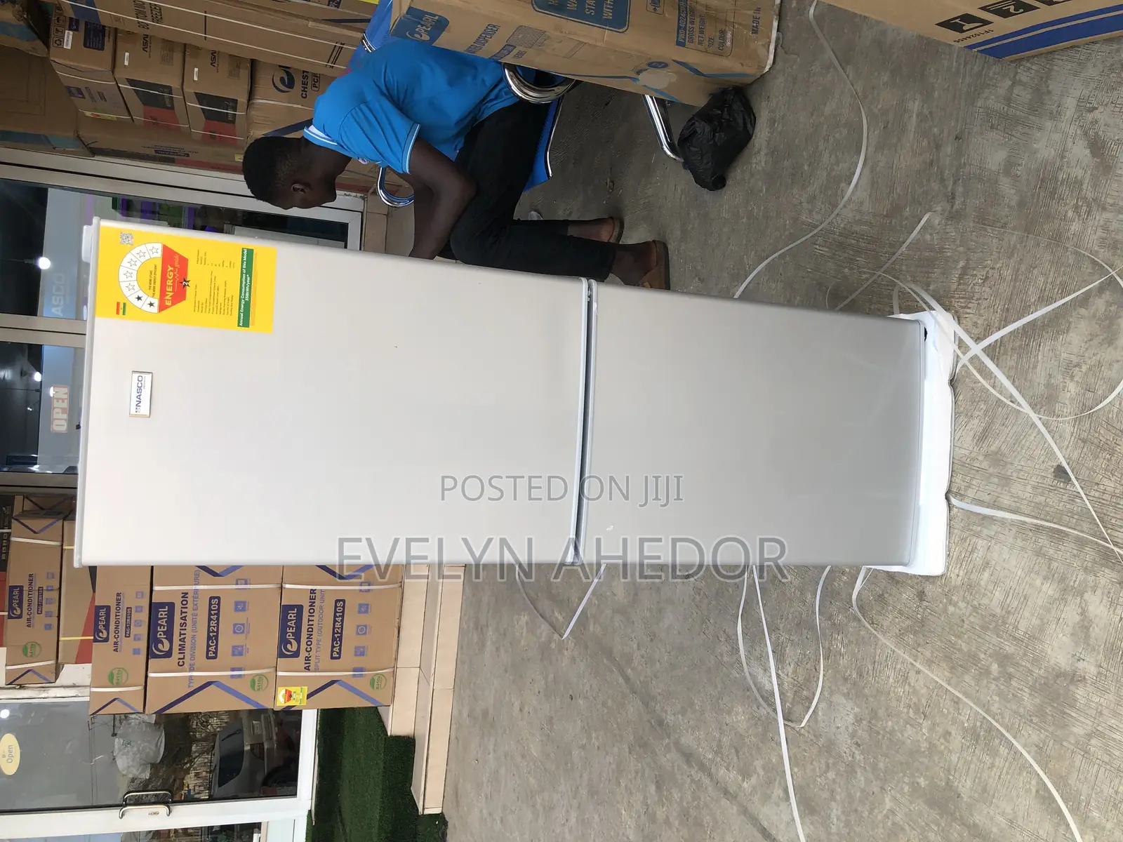 Very Specious Nasco Double Door Fridge 158 Liters Available