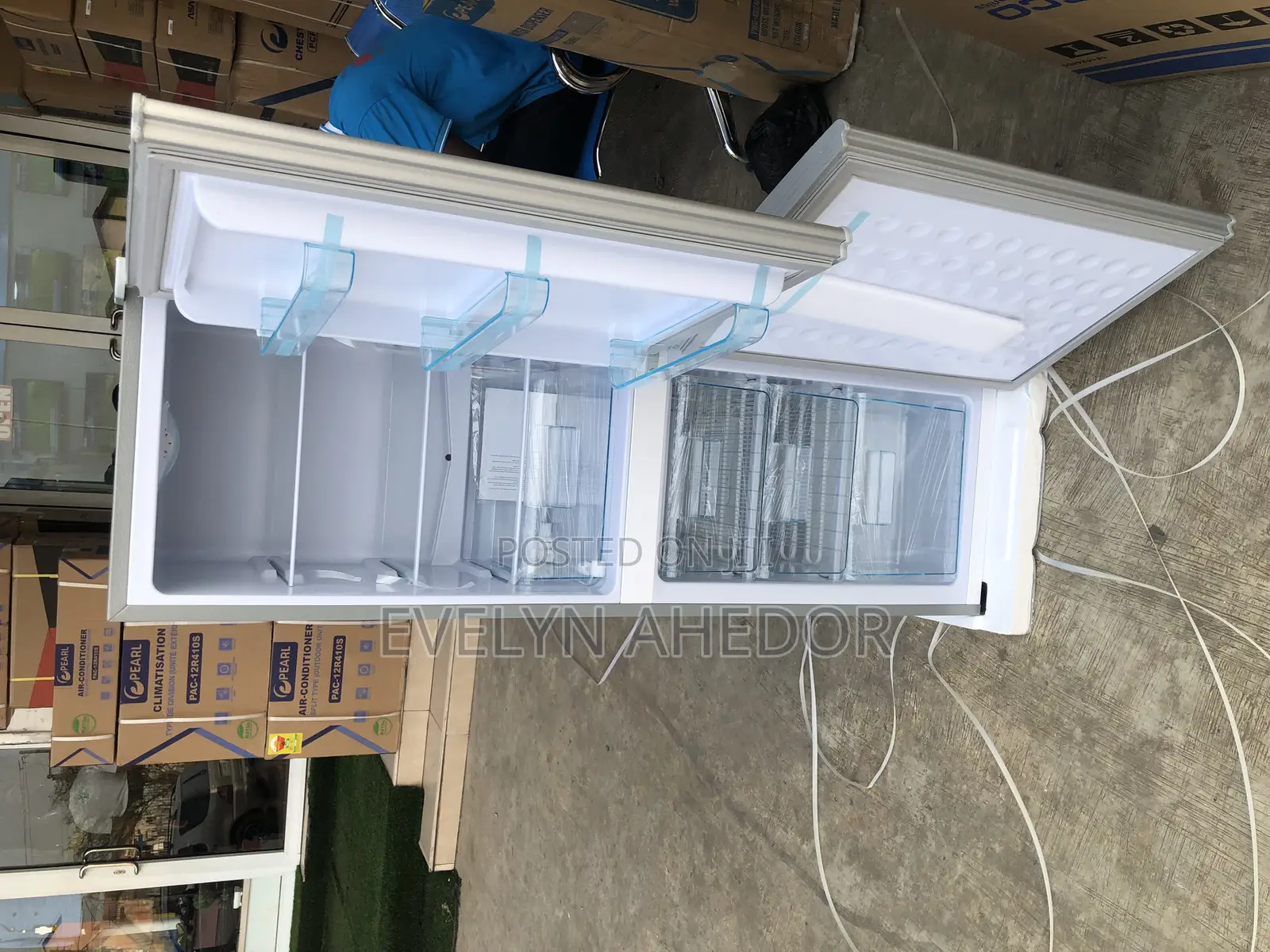 Very Specious Nasco Double Door Fridge 158 Liters Available