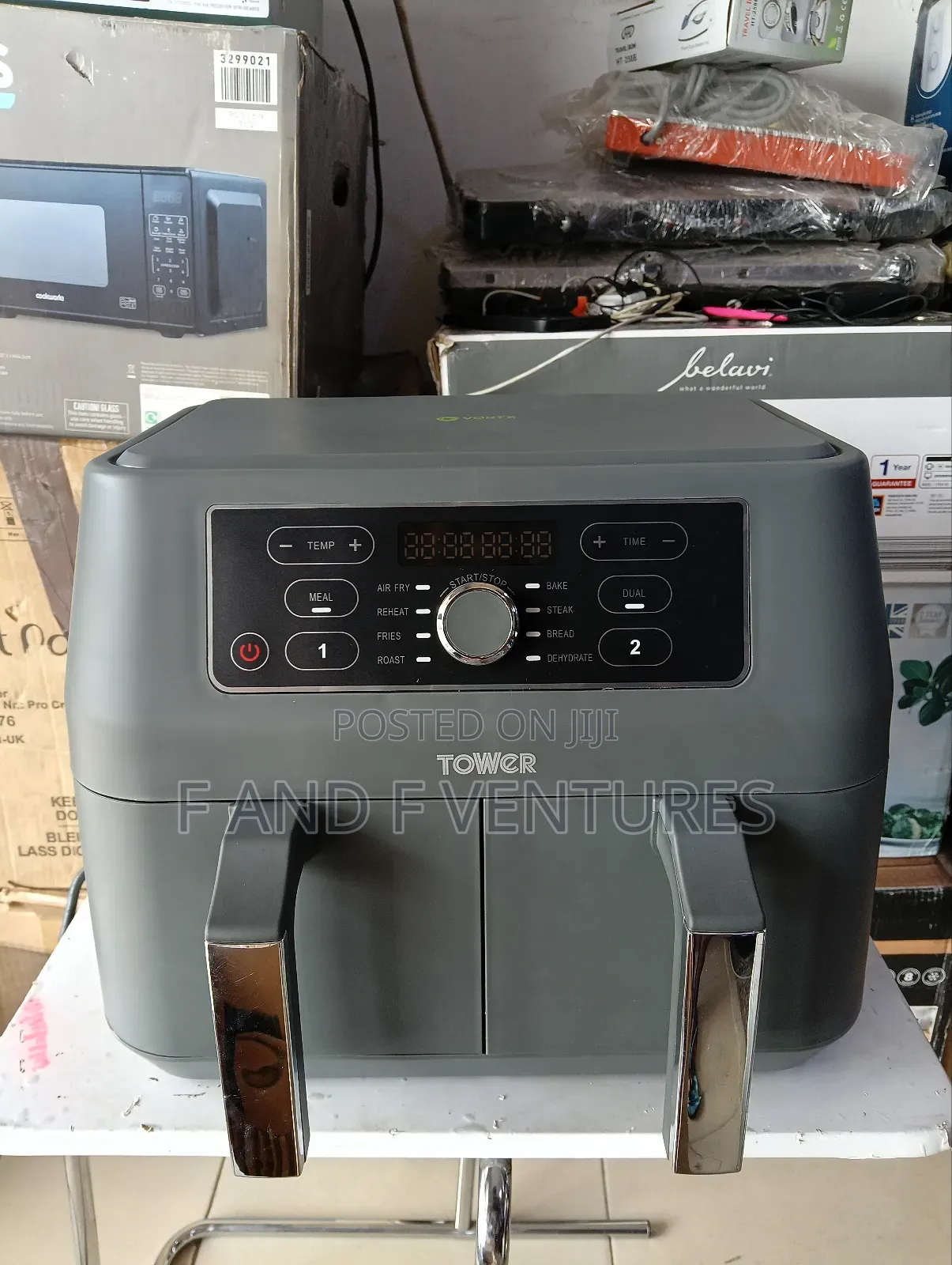 Tower Dual Basket Air Fryer 8l - Uk