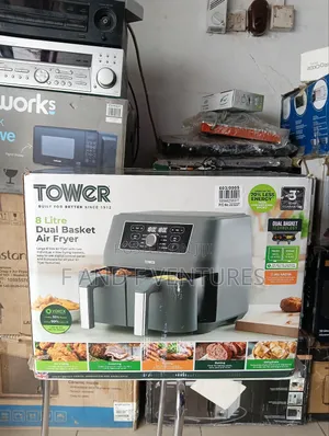 Tower Dual Basket Air Fryer 8l - Uk