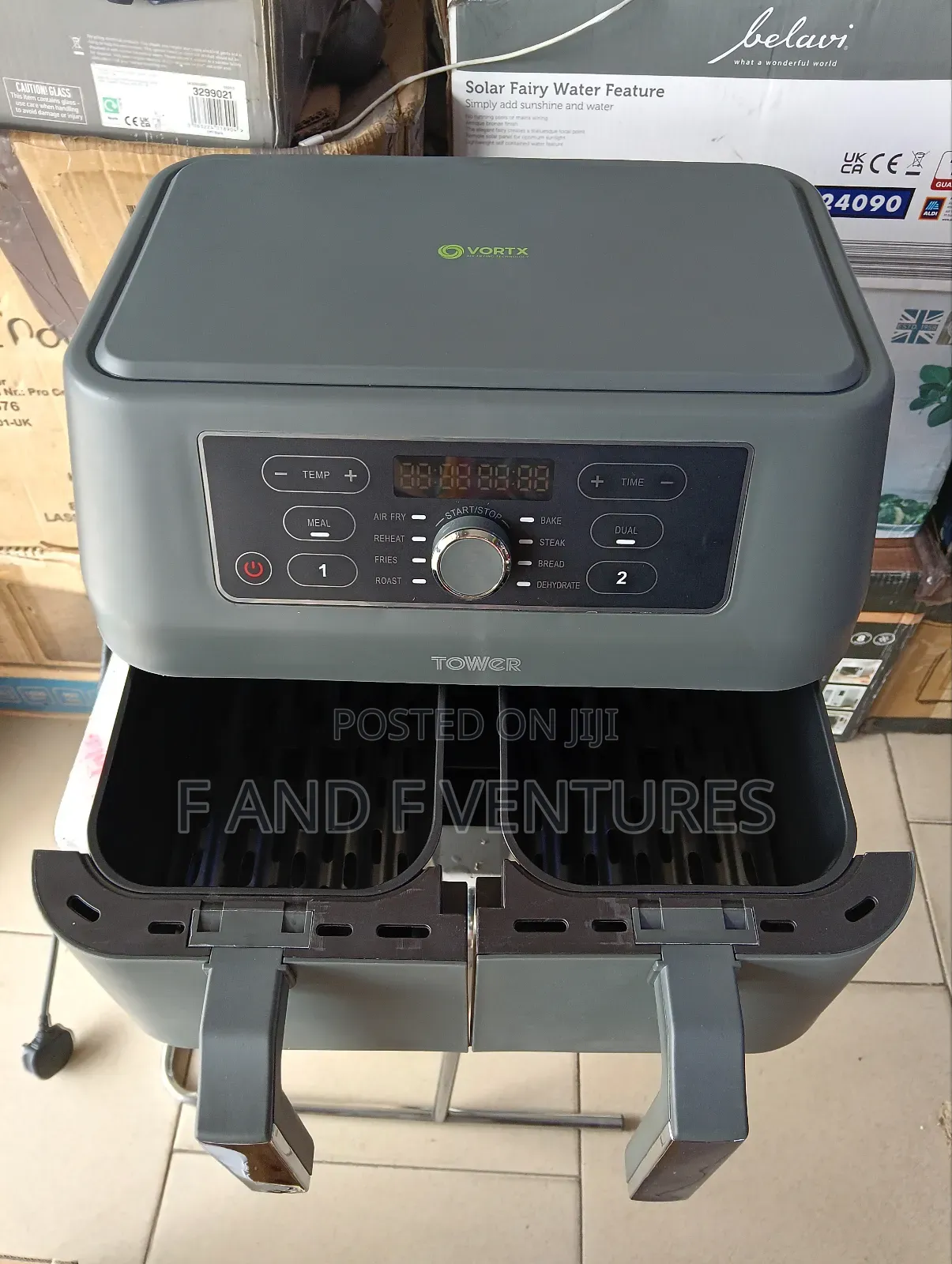 Tower Dual Basket Air Fryer 8l - Uk