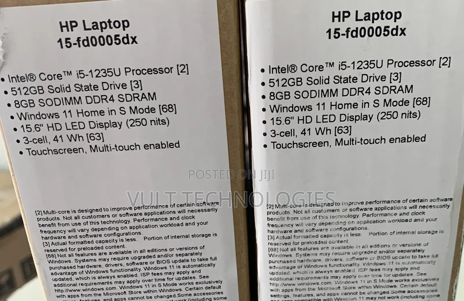 New Laptop HP 15 8GB Intel Core I5 SSD 512GB