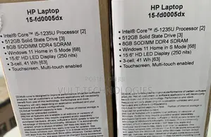 New Laptop HP 15 8GB Intel Core I5 SSD 512GB