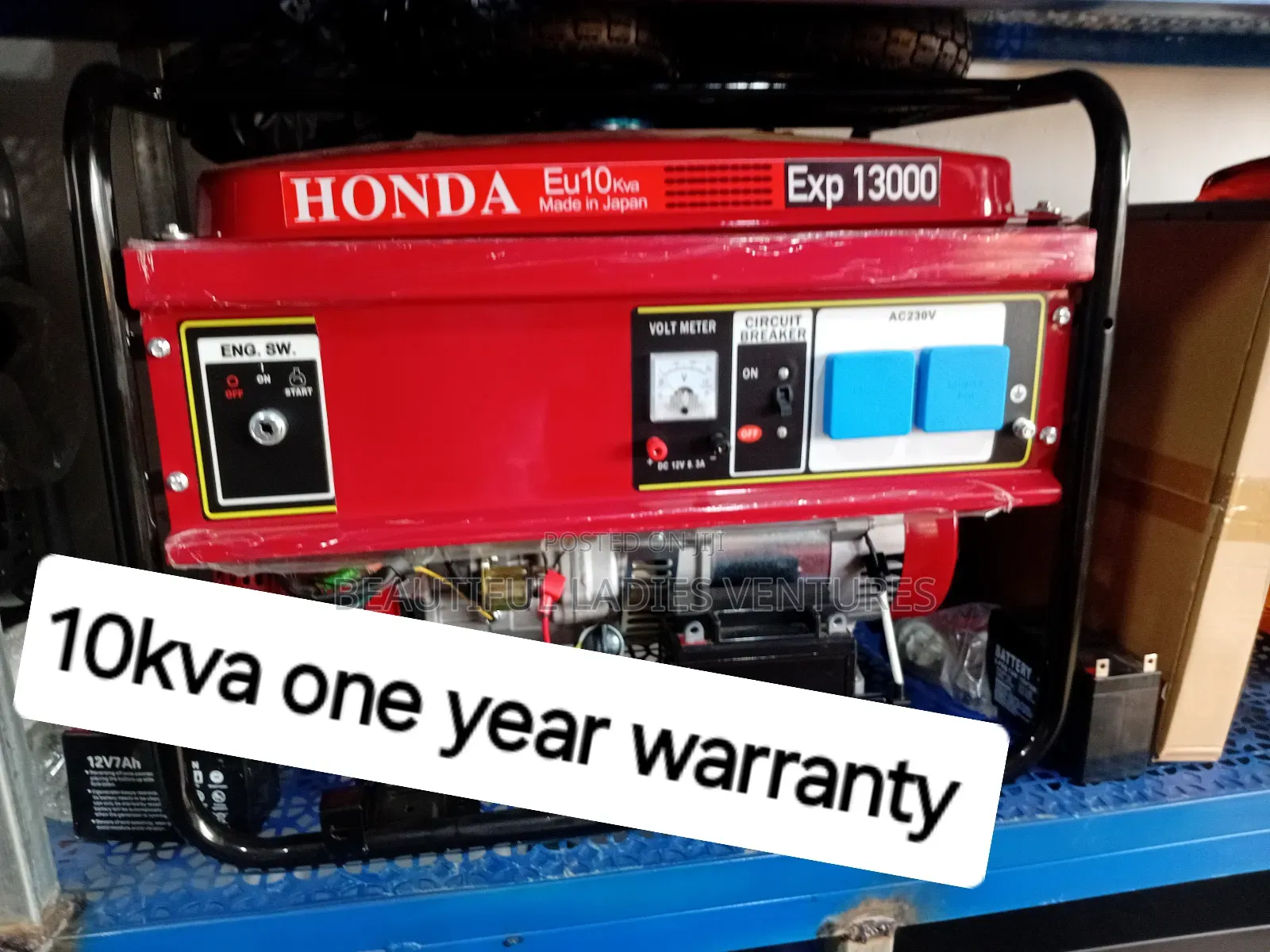 Warranted Quality Generator Honda