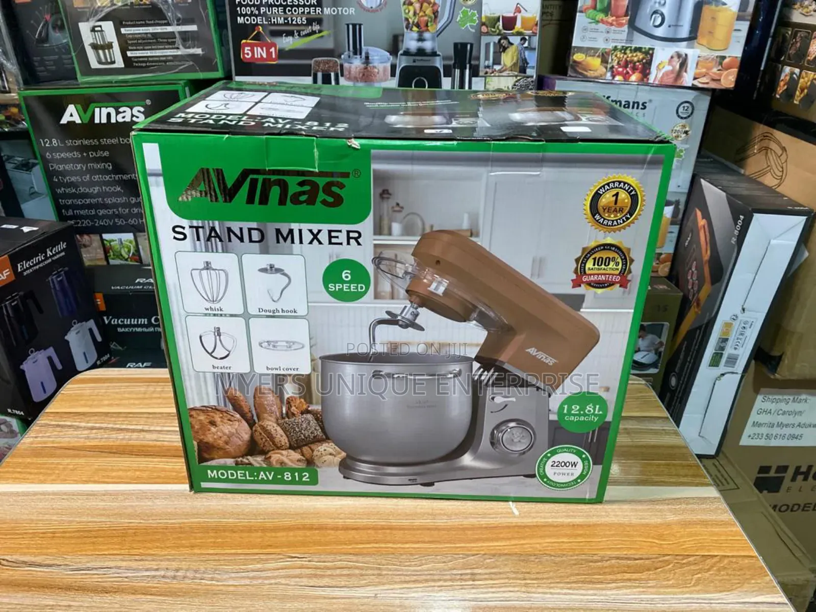 100%Satisfaction Avinas 12.8l Stand Mixer