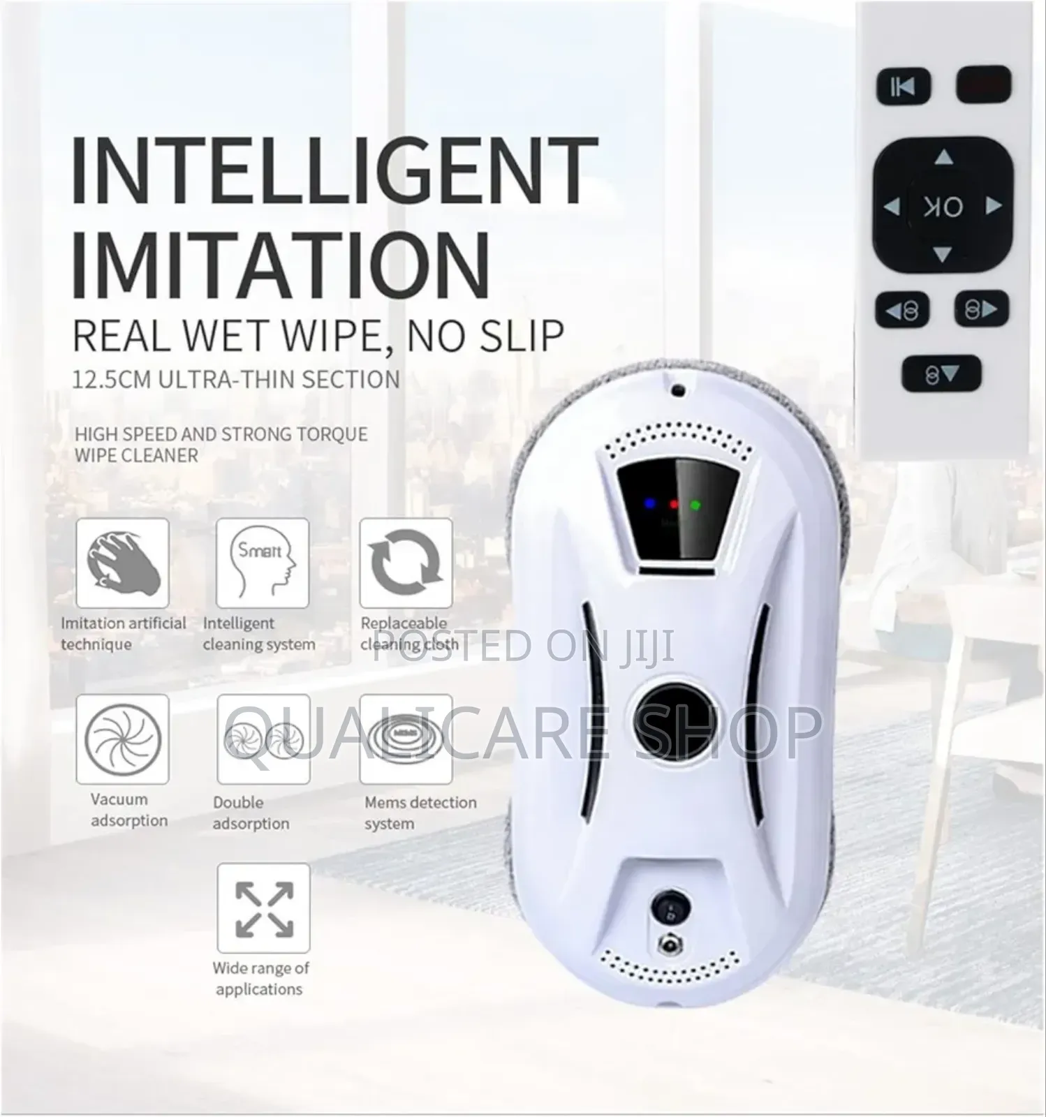 Intelligent Window Cleaning Robot