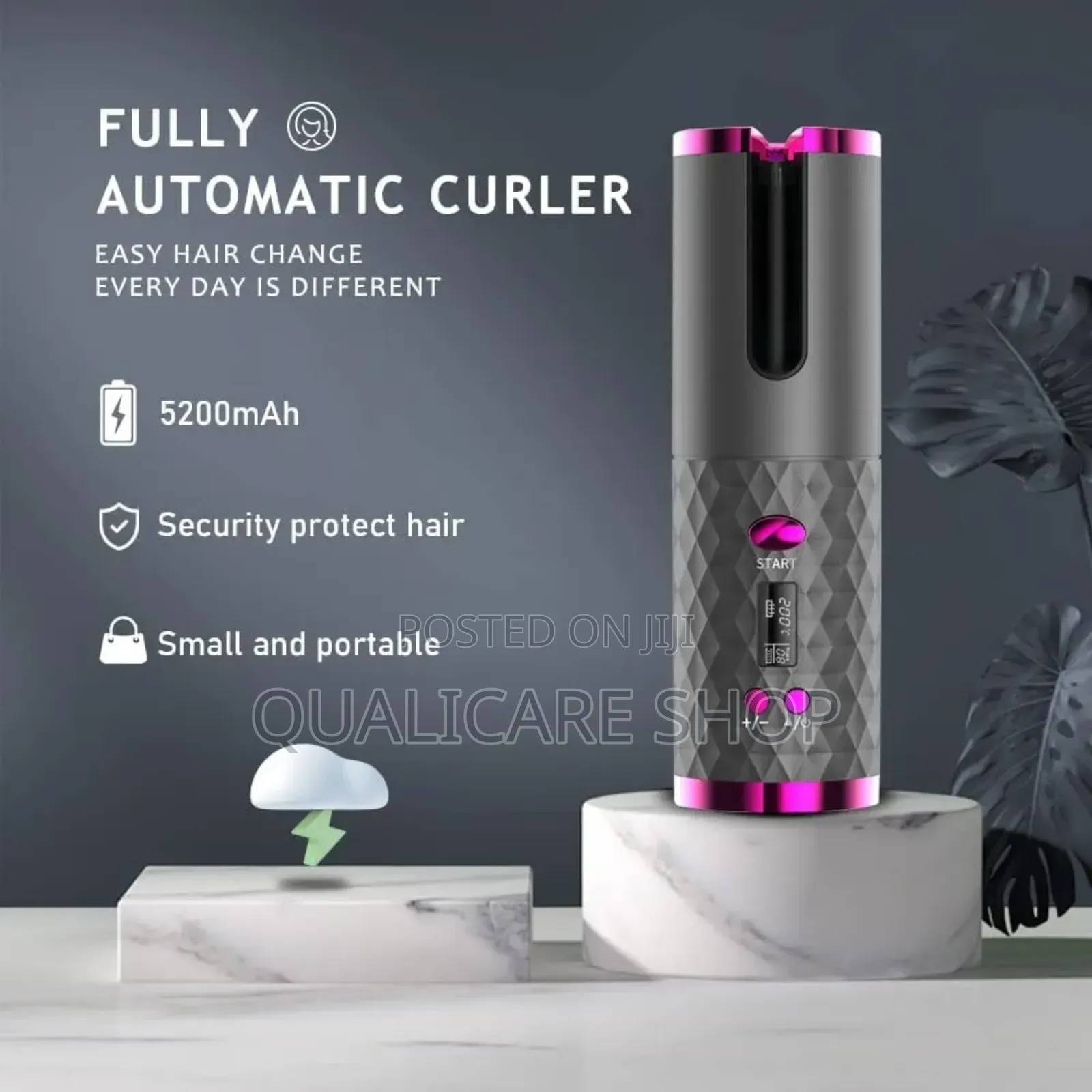 Hair Curler (Automatic Rechargeable)