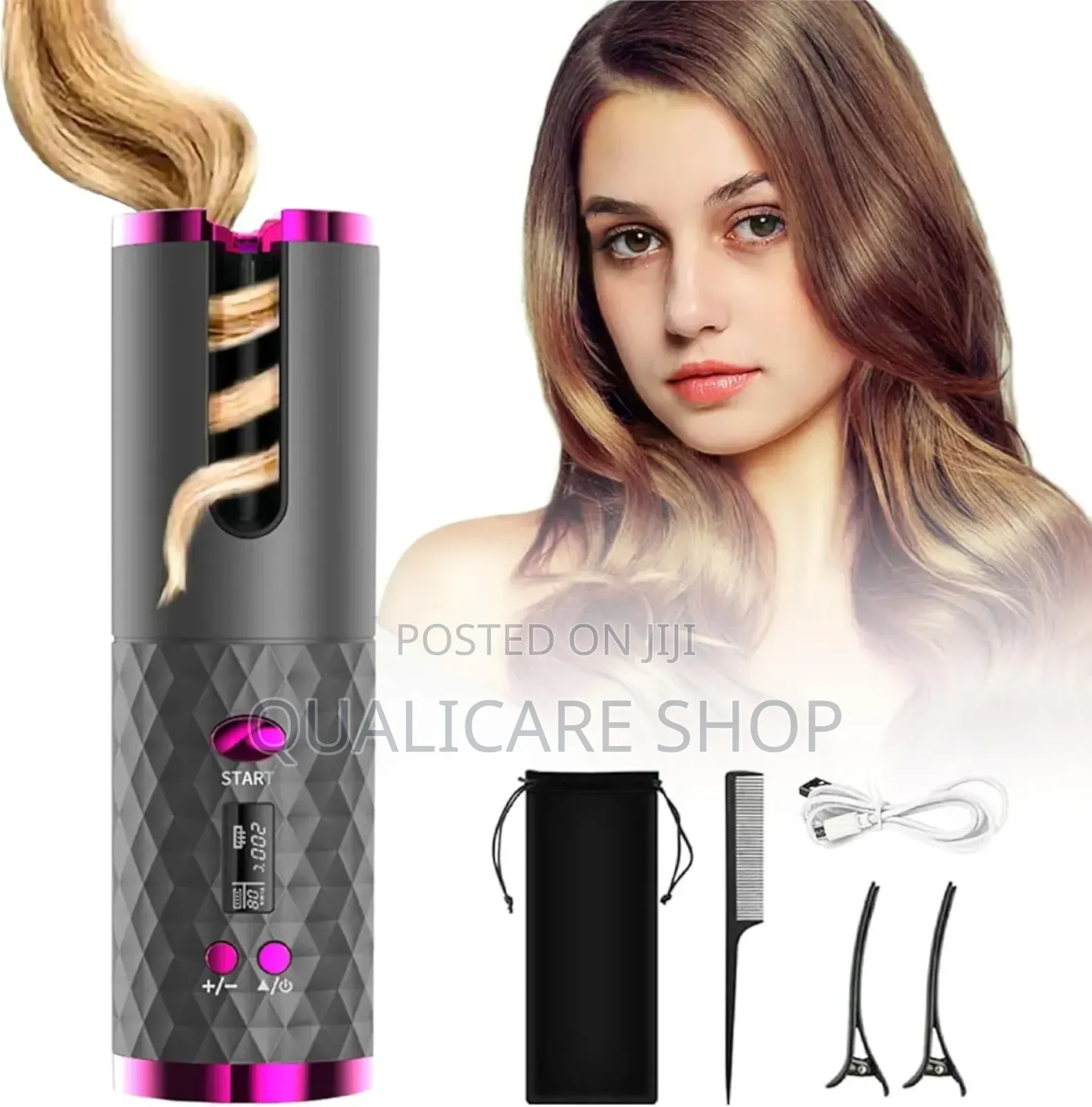 Hair Curler (Automatic Rechargeable)