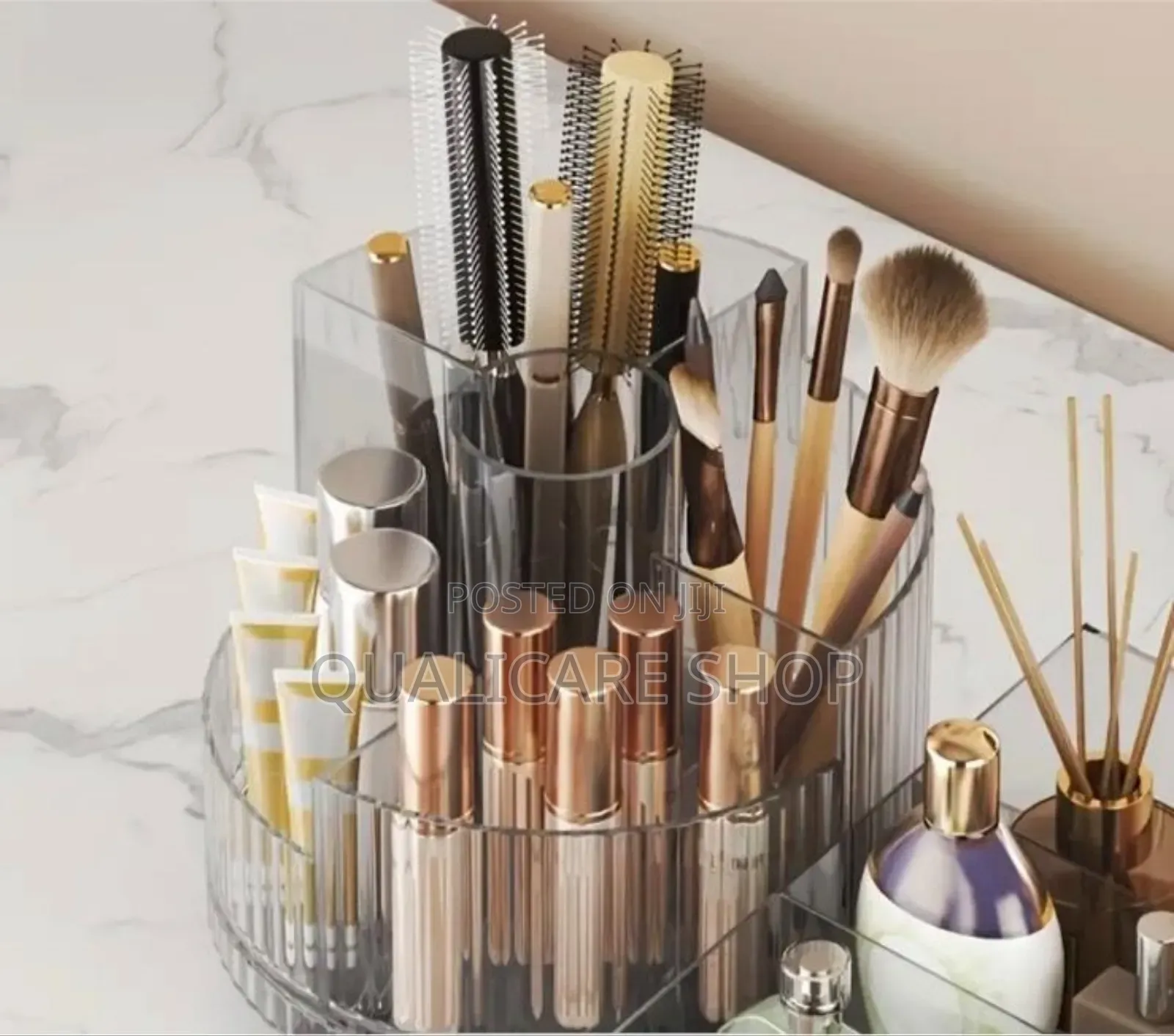 Rotating Makeup Organizer (Crystal Clear)