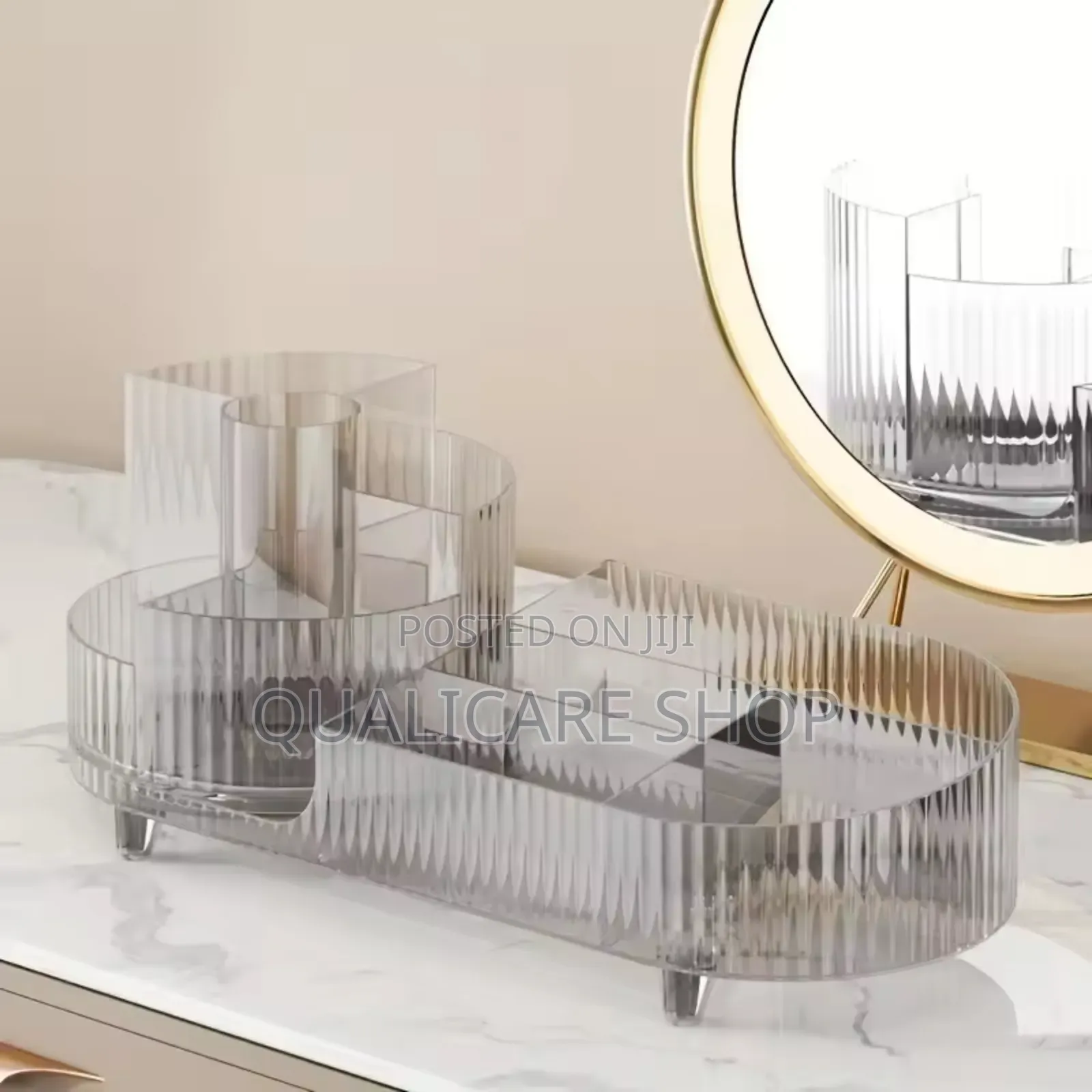 Rotating Makeup Organizer (Crystal Clear)