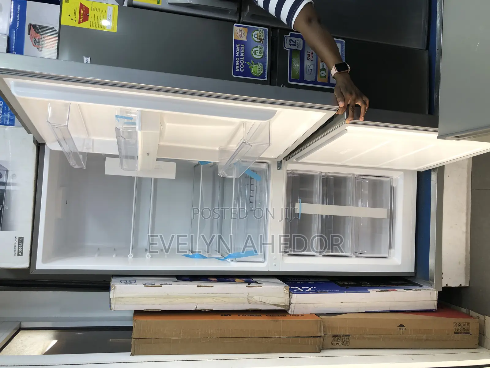 Nasco Double Door With Dispenser 309 Liters Available as See