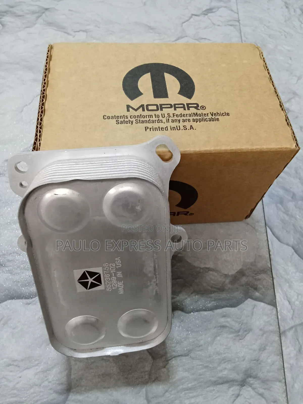 Engine Oil Cooler Fit for Fiat 500 Dodge Dart 1.4