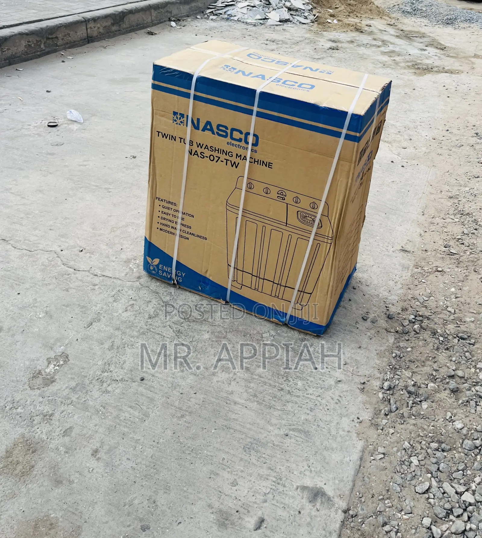Laundry Made Easy With Nasco 7kg Twin Tab Washing Machine.