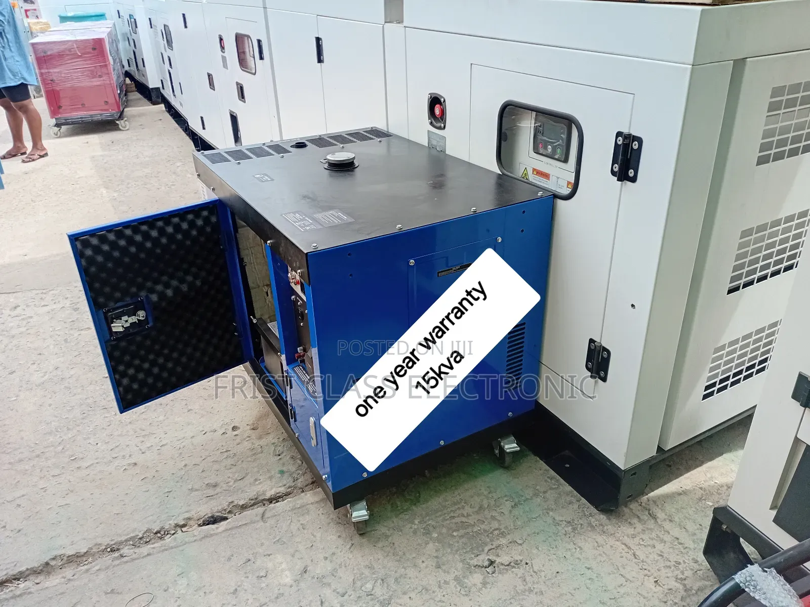 15kva Silent Diesel Genset With 100% Copper Engine
