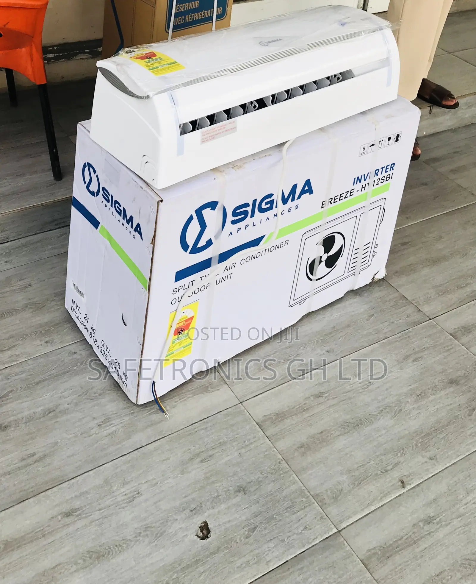 Eco Fast Cooler R410a Split Sigma 1.5 Hp White Inverter Ac