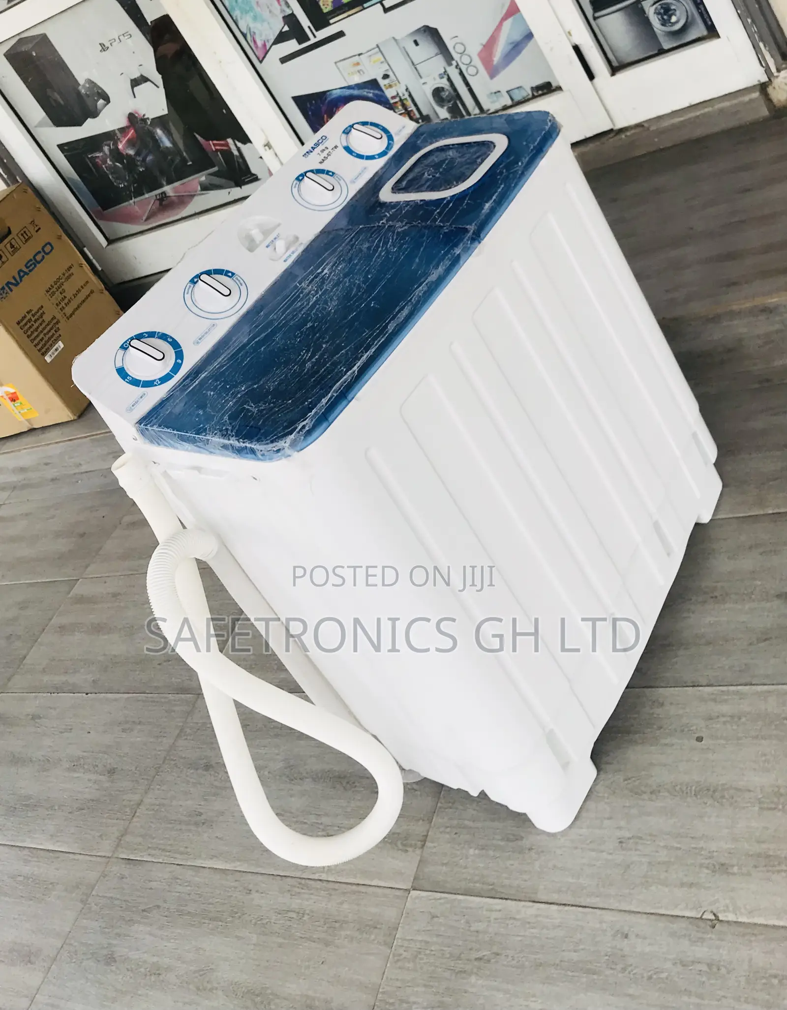 Aqua Wash Nasco 7kg Topload Semiauto Twintub Washer