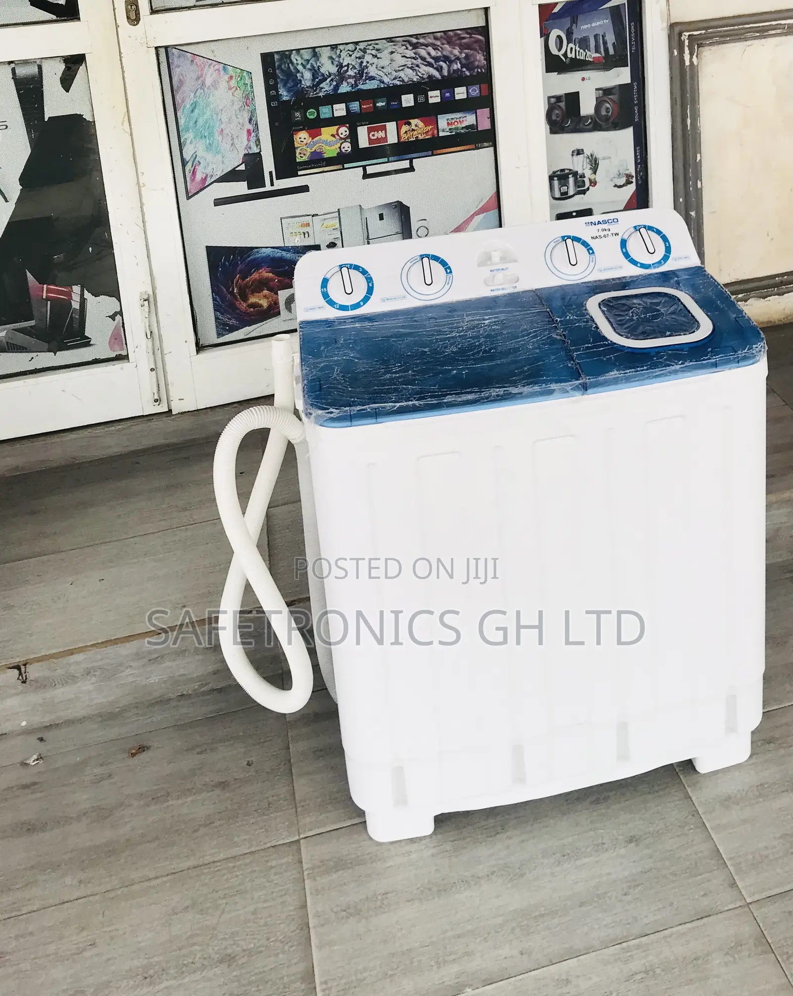 Available Aquaspin 7kg Nasco Twintub Topload Semiauto Washer