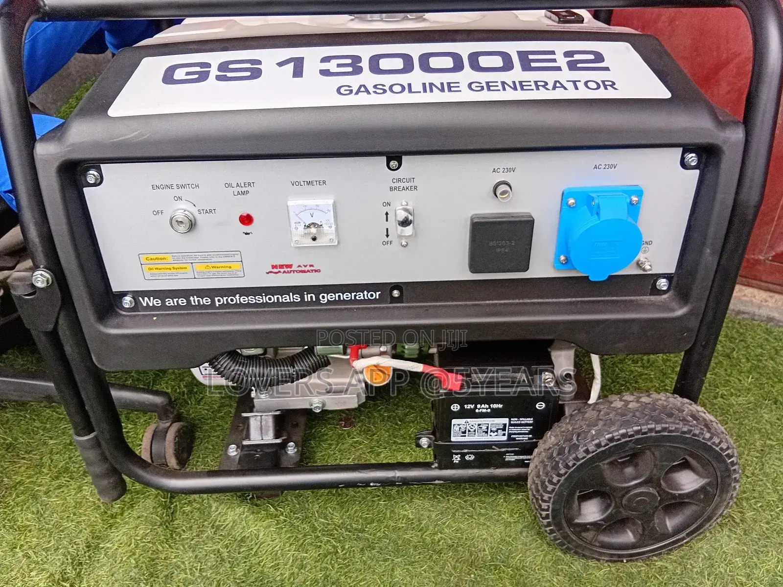 Black and White Gasoline Generator 10kva Keystart Generator