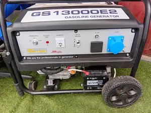 Black and White Gasoline Generator 10kva Keystart Generator