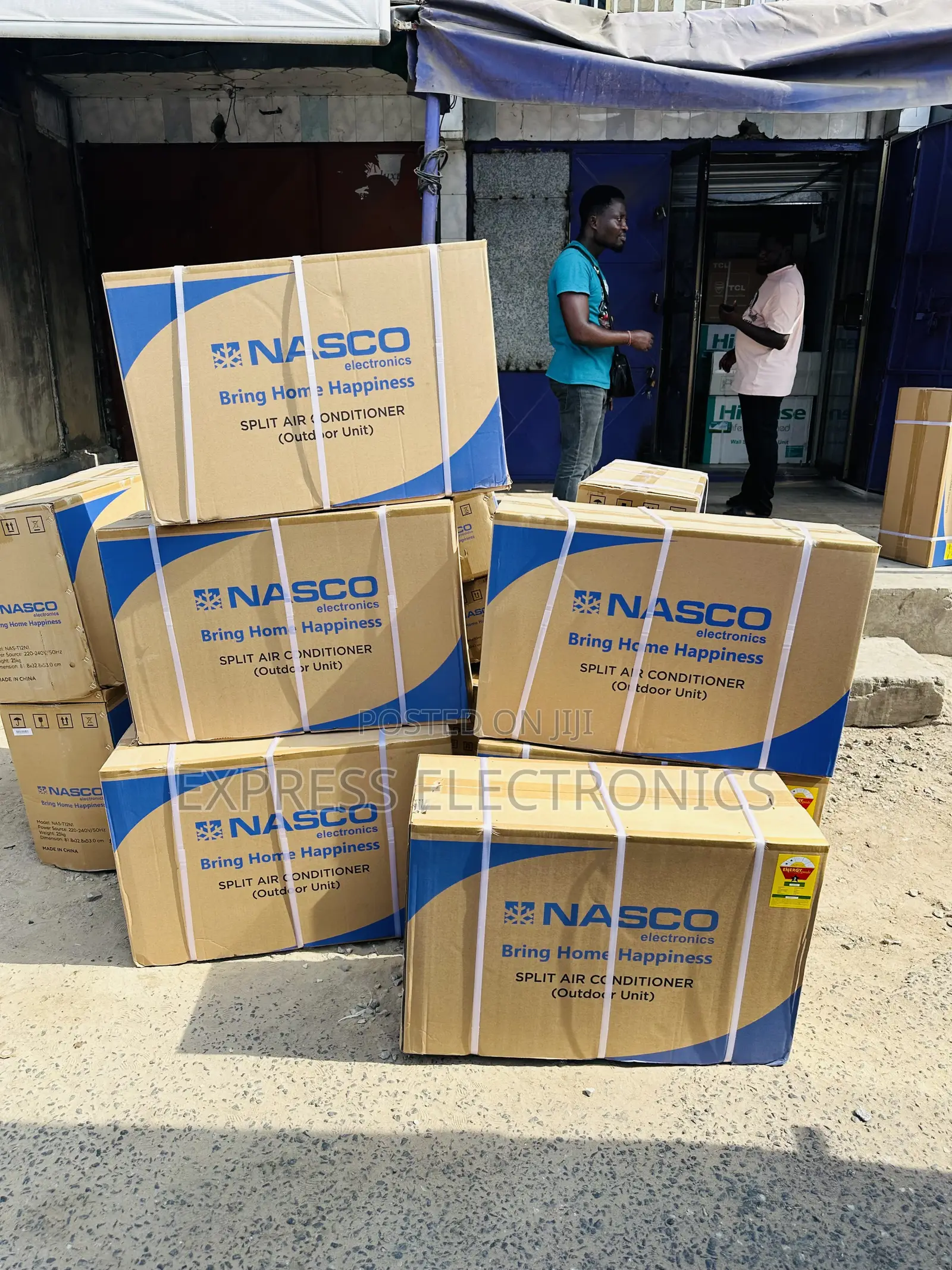Smart Air Throw White Air Conditioner Nasco Split R410 1.5hp