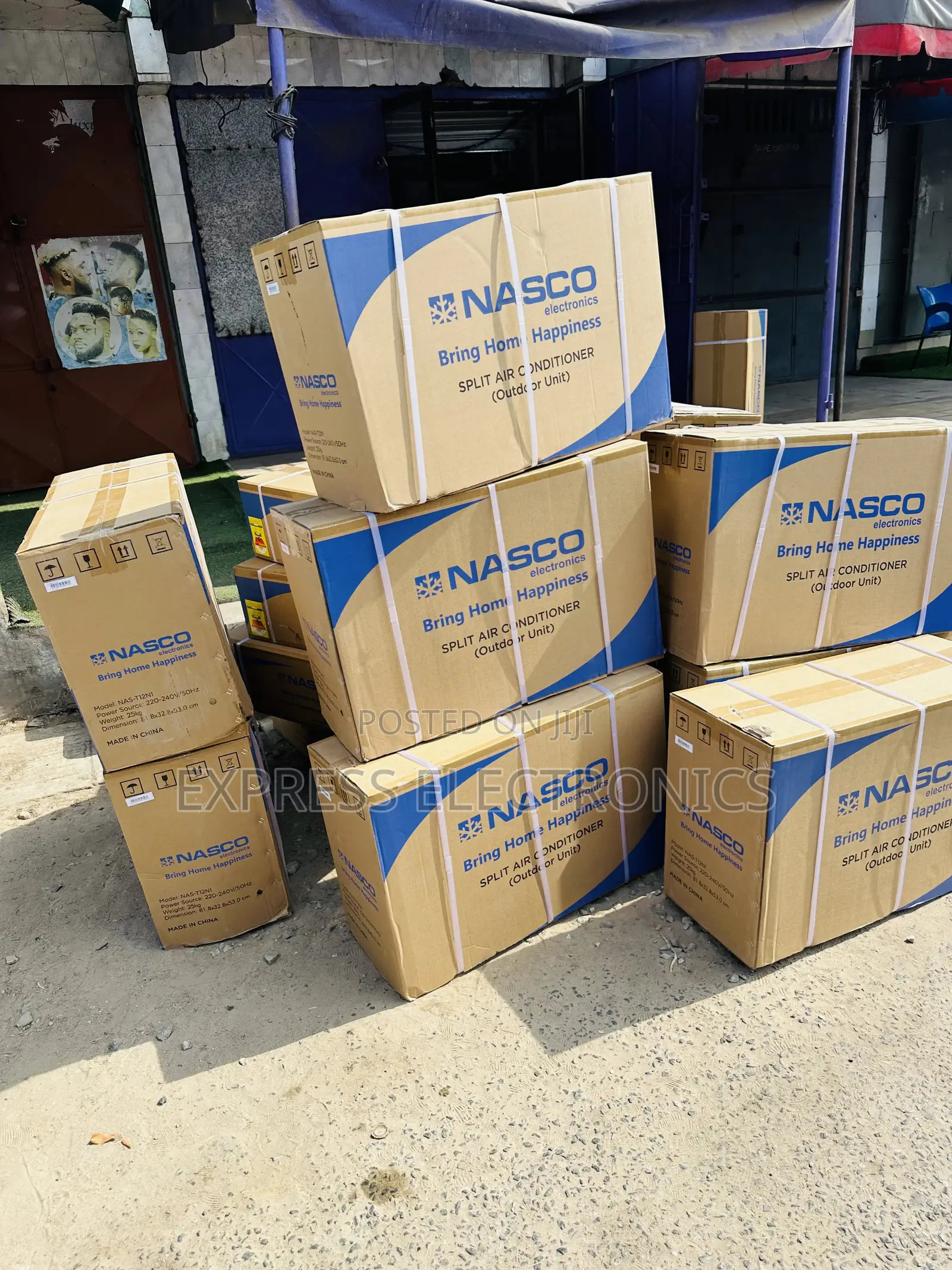 Cleanable Panel White Air Conditioner Nasco 1.5hp