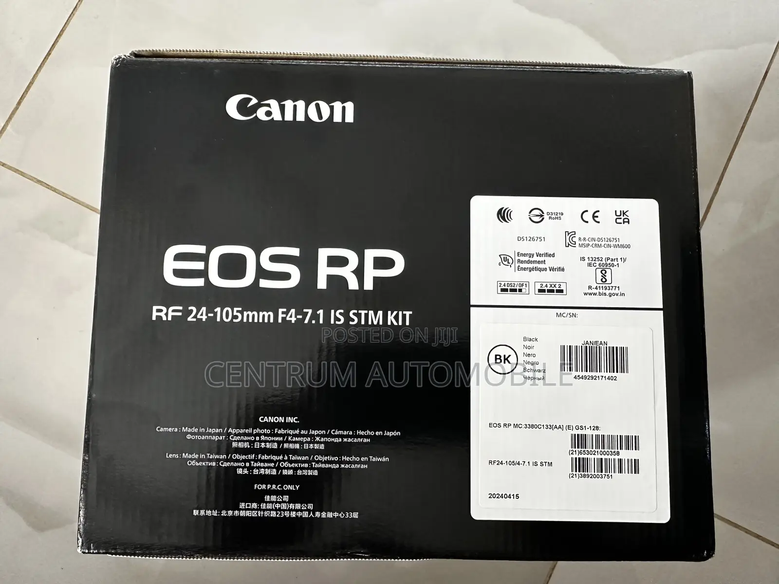Canon Eos Rp Kit Free Ef-Eos R Adapter