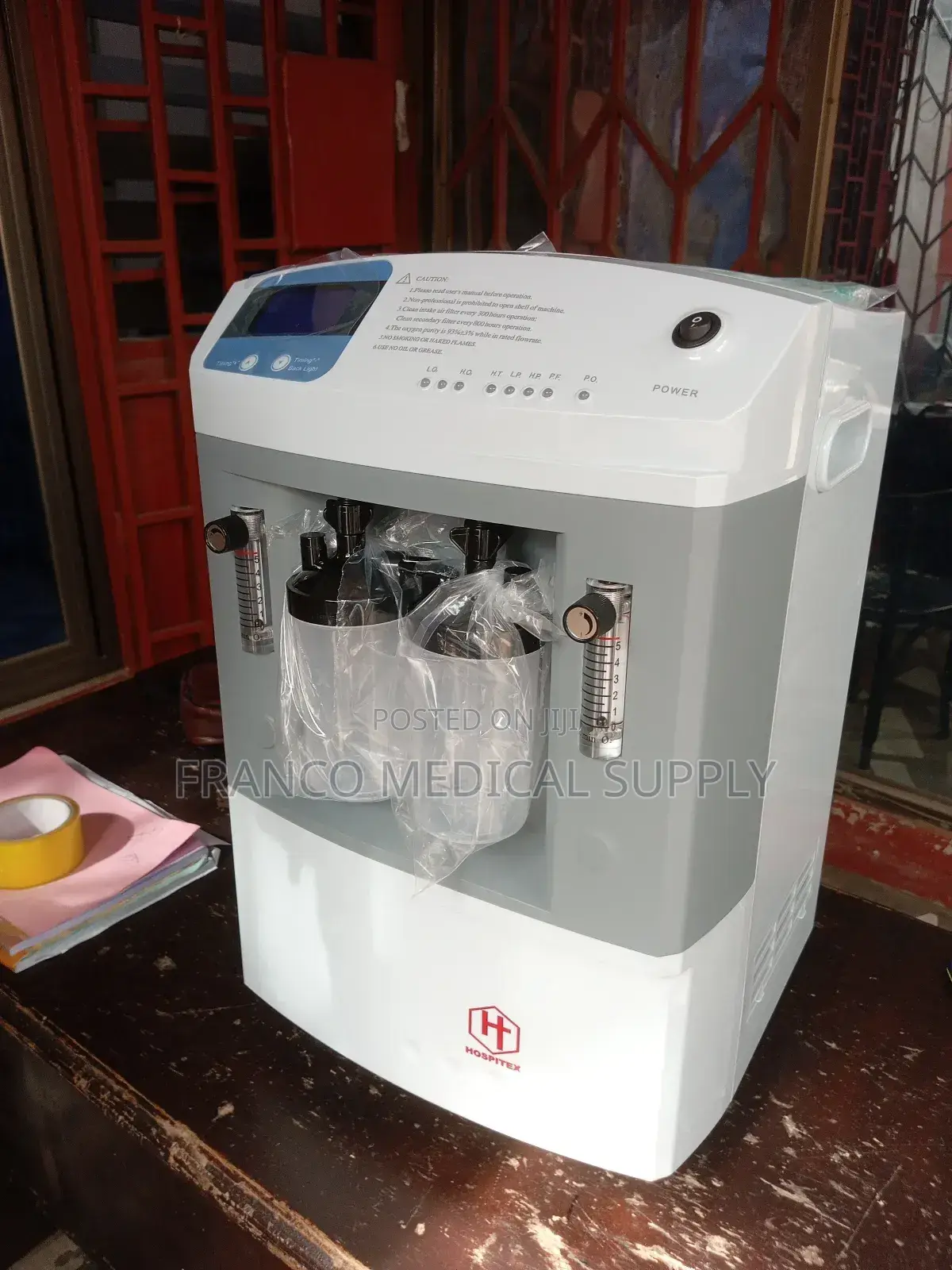 Oxygen Concentrator (With 2 Bottle)