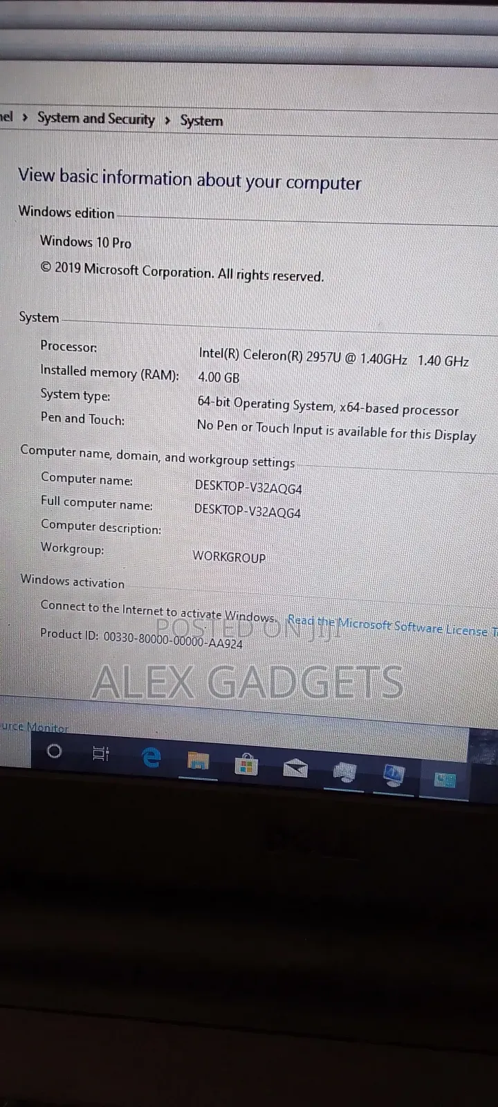Laptop Dell Latitude 13 3340 4GB Intel Celeron HDD 500GB