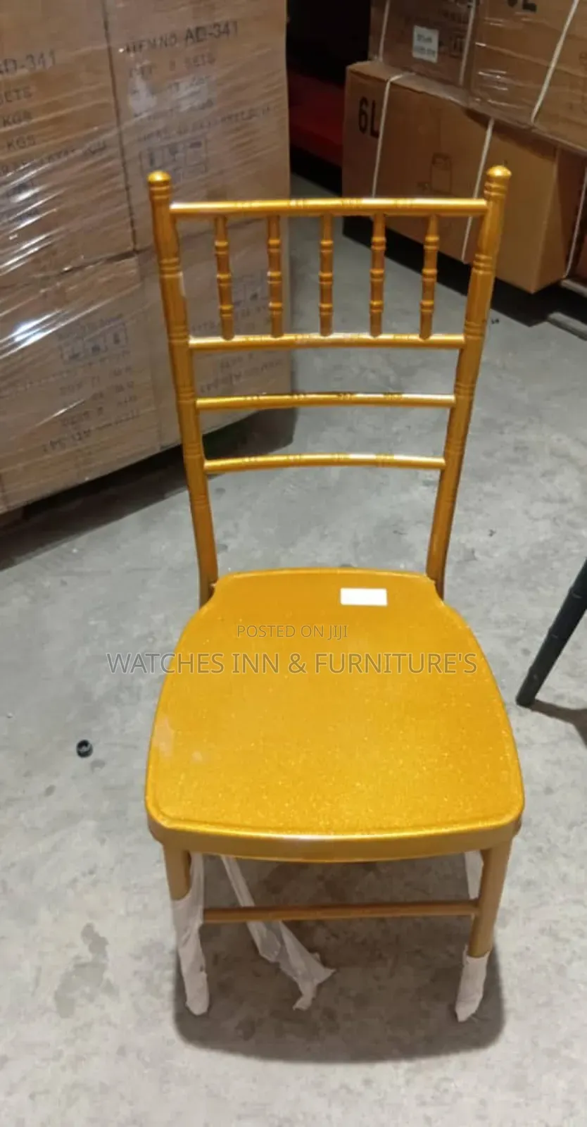Chivari Metal Gold Chair
